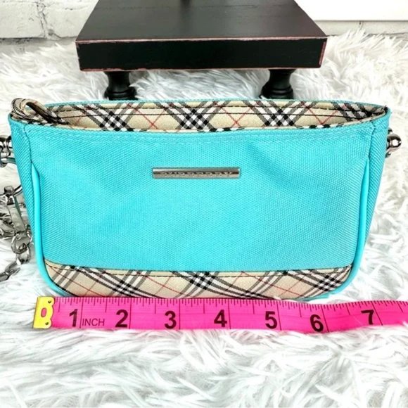 Burberry mini canvas crossbody bag with chain - Picture 14 of 16
